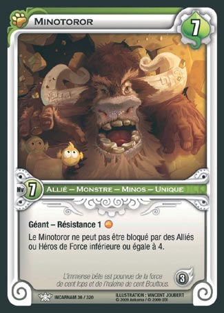 Carte Wakfu - Minotoror - Incarnam 036/320