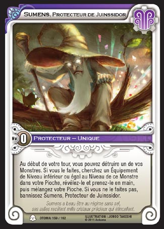 Carte Wakfu - Sumens, Protecteur de Juinssidor - Otomaï 159/162