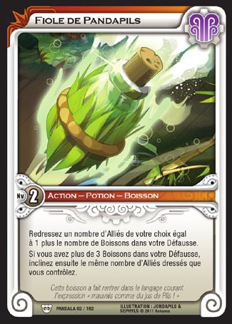 Carte Wakfu - Fiole Pandapils - Pandala 092/162