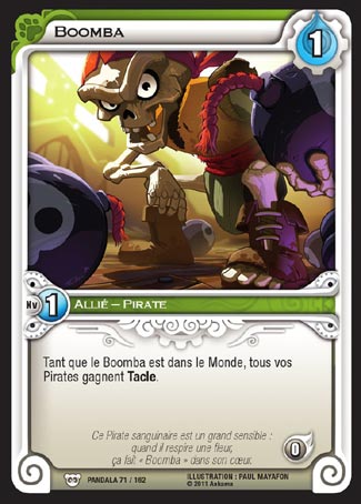 Carte Wakfu - Boomba - Pandala 071/162