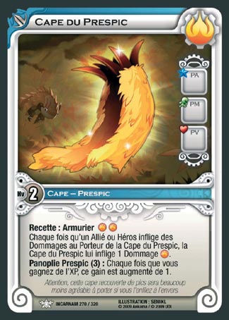 Carte Wakfu - Cape du Prespic - Incarnam 270/320