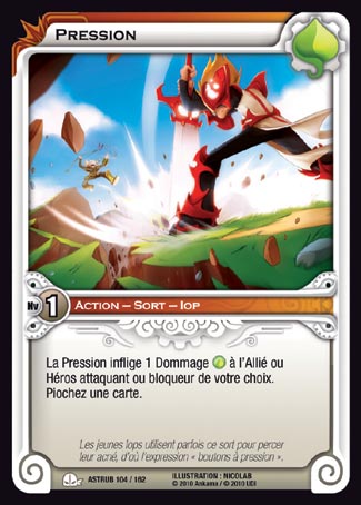 Carte Wakfu - Pression - Astrub 104/162