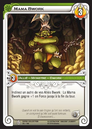Carte Wakfu - Mama Bwork - Dofus Collection 033/100