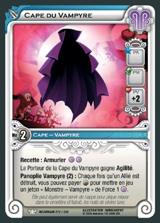 Carte Wakfu - Cape du Vampyre - Incarnam 272/320