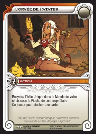 Carte Wakfu - Corvée de Patates - Bonta & Brâkmar 177/320