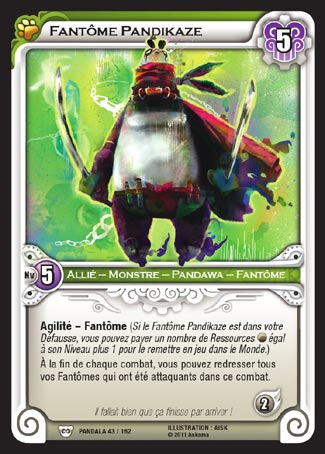 Carte Wakfu - Fantôme Pandikaze - Pandala 043/162