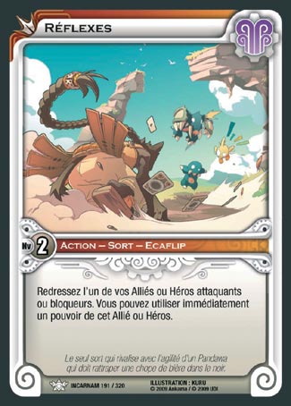 Carte Wakfu - Réflexes - Incarnam 191/320