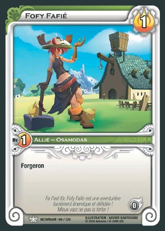 Carte Wakfu - Fofy Fafié - Incarnam 100/320