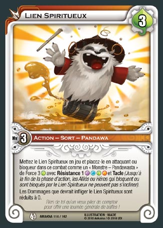Carte Wakfu - Lien Spiritueux - Amakna 114/162