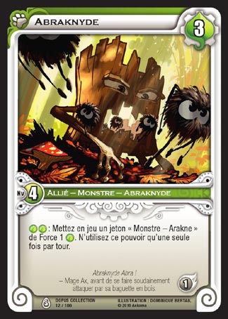 Carte Wakfu - Abraknyde - Dofus Collection 012/100