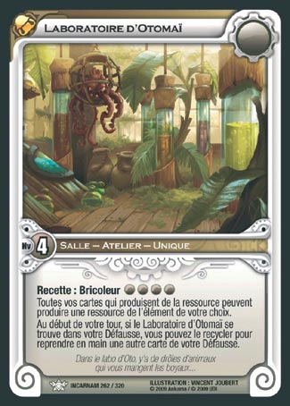 Carte Wakfu - Laboratoire d'Otomaï - Incarnam 262/320