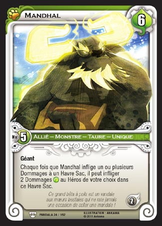 Carte Wakfu - Mandhal - Pandala 024/162