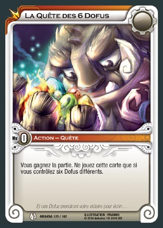 Carte Wakfu - La Quête des 6 Dofus - Amakna 125/162