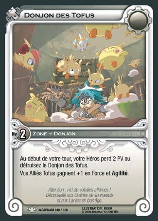Carte Wakfu - Donjon des Tofus - Incarnam 248/320