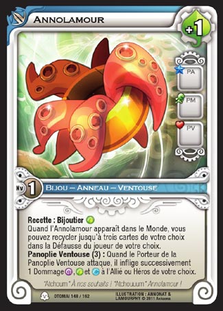 Carte Wakfu - Annolamour - Otomaï 148/162