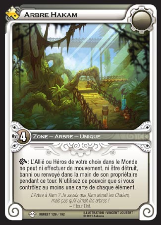 Carte Wakfu - Arbre Hakam - Chaos d'Ogrest 129/162