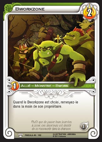 Carte Wakfu - Bworkzone - Pandala 049/162