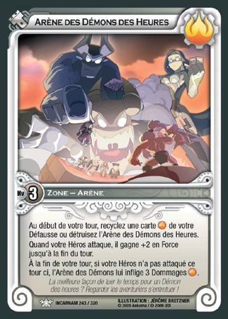 Carte Wakfu - Arène des Démons des Heures - Incarnam 243/320