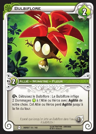 Carte Wakfu - Bulbiflore - Chaos d'Ogrest 013/162
