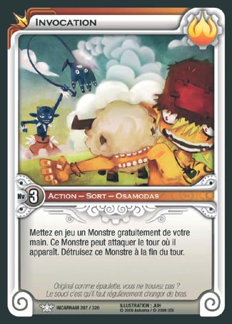 Carte Wakfu - Invocation - Incarnam 207/320