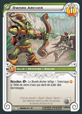 Carte Wakfu - Bwork Archer - Amakna 046/162