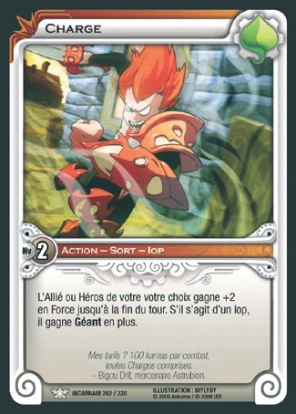 Carte Wakfu - Charge - Incarnam 202/320