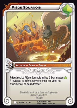 Carte Wakfu - Piège Sournois - Astrub 114/162