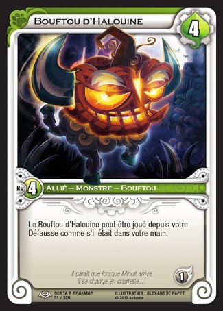 Carte Wakfu - Bouftou d'Halouine - Bonta & Brâkmar 051/320