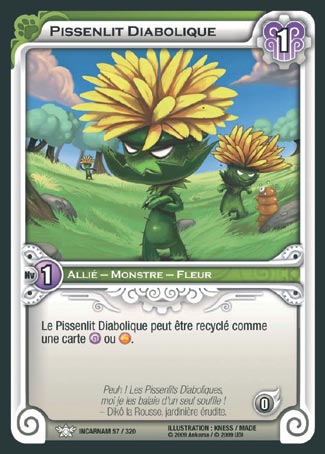 Carte Wakfu - Pissenlit Diabolique - Incarnam 057/320