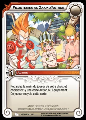 Carte Wakfu - Filouteries au Zaap d'Astrub - Astrub 074/162