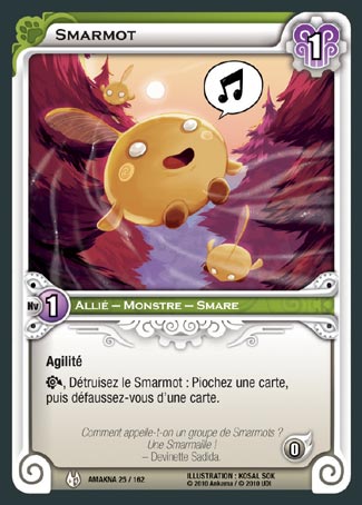 Carte Wakfu - Smarmot - Amakna 025/162