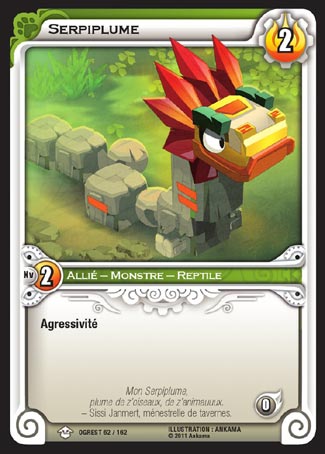 Carte Wakfu - Serpiplume - Chaos d'Ogrest 062/162