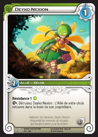 Carte Wakfu - Deyko Nexion - Dofus Collection 070/100