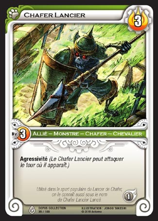 Carte Wakfu - Chafer Lancier - Dofus Collection 036/100