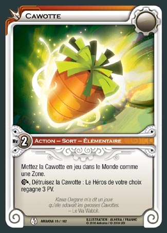 Carte Wakfu - Cawotte - Amakna 123/162