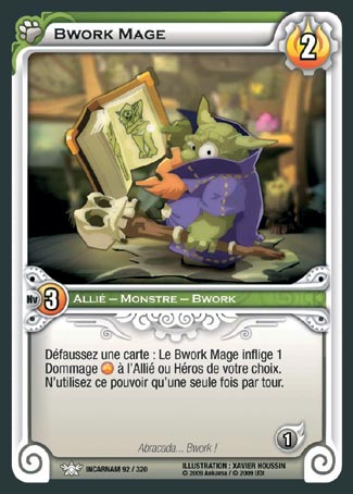 Carte Wakfu - Bwork Mage - Incarnam 092/320