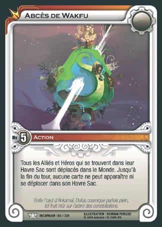 Carte Wakfu - Abcès de Wakfu - Incarnam 183/320
