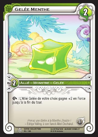 Carte Wakfu - Gelée Menthe - Dofus Collection 050/100