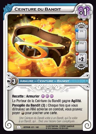 Carte Wakfu - Ceinture du Bandit - Astrub 137/162