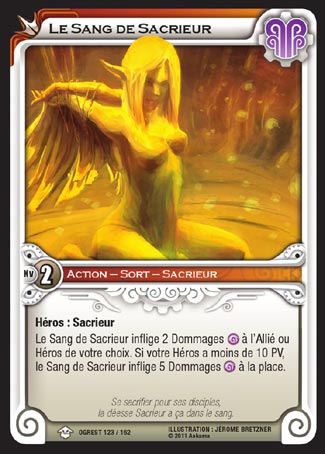 Carte Wakfu - Le Sang de Sacrieur - Chaos d'Ogrest 123/162