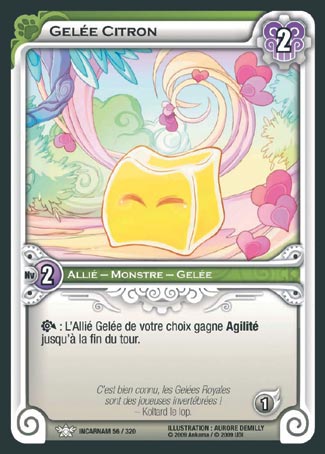 Carte Wakfu - Gelée Citron - Incarnam 056/320