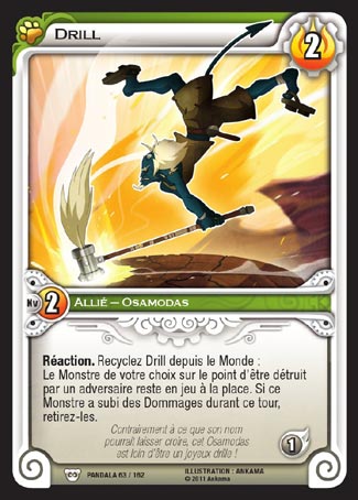 Carte Wakfu - Drill - Pandala 063/162