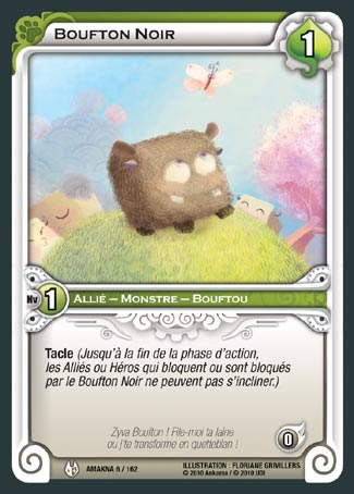 Carte Wakfu - Boufton Noir - Amakna 006/162