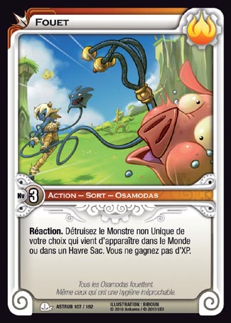 Carte Wakfu - Fouet - Astrub 107/162