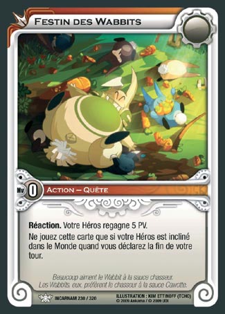 Carte Wakfu - Festin des Wabbits - Incarnam 230/320