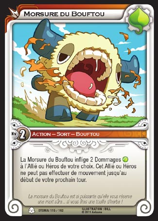 Carte Wakfu - Morsure du Bouftou - Otomaï 115/162