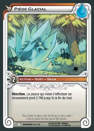 Carte Wakfu - Piège Glacial - Incarnam 218/320