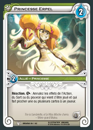 Carte Wakfu - Princesse Erpel - Amakna 069/162