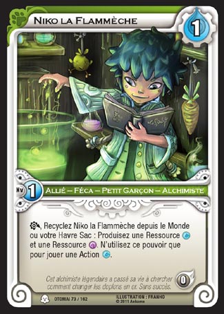 Carte Wakfu - Niko la Flammèche - Otomaï 073/162