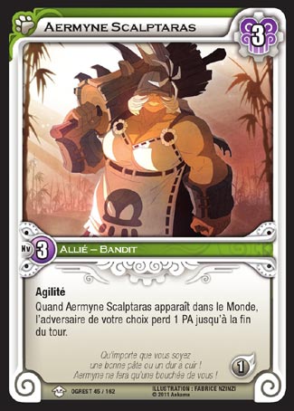 Carte Wakfu - Aermyne Scalptaras - Chaos d'Ogrest 045/162